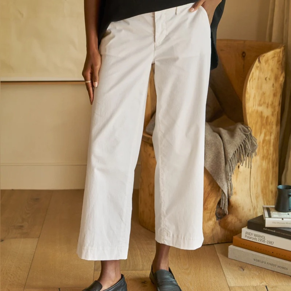 BANANA REPUBLIC White Trousers